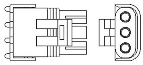 Лямбда-зонд RENAULT 19/21/CLIO MAGNETI MARELLI OSM088