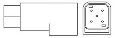 Лямбда-зонд FORD 4 przewody, 680mm, 4.5 Ohm, 9W, PALCOWA MAGNETI MARELLI OSM100