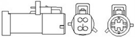 Лямбда-зонд FORD GALAXY MAGNETI MARELLI OSM117 (фото 1)