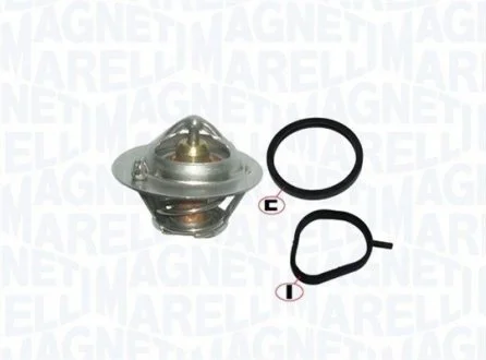 FORD Термостат с прокладкой t-82C Fiesta V 01-, Focus II 04-, Mazda 2 03- MAGNETI MARELLI TE0187