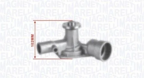 Помпа воды OPEL [352316170864] MAGNETI MARELLI WPQ0864