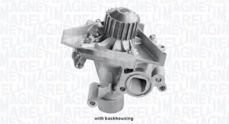 Помпа воды (с корпусом) C4,C5,C8,Peugeot 406,307,407 1.8 16V [352316170924] MAGNETI MARELLI WPQ0924
