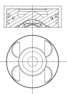 Поршень MAHLE / KNECHT 001 PI 00105 002