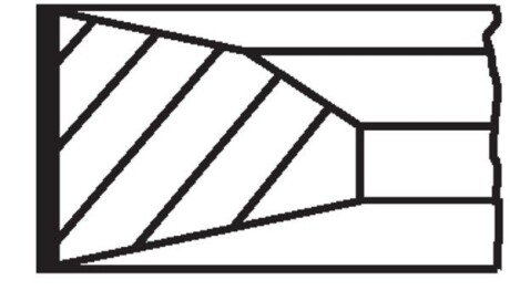 Кільця поршневі MAHLE 001 RS 11119 0N0 MAHLE / KNECHT 001RS111190N0