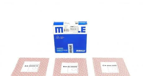 Комплект колец на поршень MAHLE / KNECHT 00865N0 (фото 1)