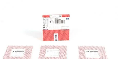 Комплект поршневих кілець FIAT/OPEAL/SUZUKI "1,3 "04>> MAHLE / KNECHT 010 04 N0