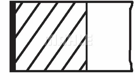 Кольца поршневые Mahle MAHLE / KNECHT 011RS001010N0
