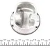 Поршень двигуна PKW OPEL 79,00 MAHLE / KNECHT 012 12 00 (фото 8)
