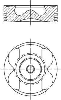 Поршень MAHLE / KNECHT 021 PI 00125 000
