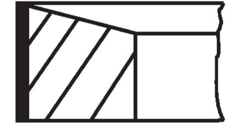 Кільця поршневі MAHLE MAHLE / KNECHT 021 RS 00129 0N2 (фото 1)