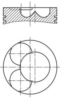 Поршень 81,26 (+0,25) MAHLE / KNECHT 0280601 (фото 1)