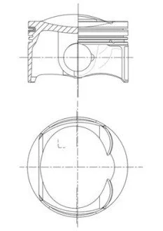 Поршень двигуна VW MAHLE / KNECHT 028PI00132010