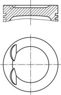 Поршень MAHLE MAHLE / KNECHT 028 PI 00134 000 (фото 1)