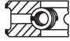 Кільця поршневі,комплект MAHLE / KNECHT 028 RS 10111 0N0 (фото 3)