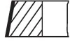 Кольца поршневые VW Caddy IV 1.6 15-20 (76.50mm/STD) (1.2-1.2-2) MAHLE / KNECHT 028RS101300N0 (фото 2)