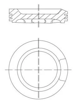 Поршень двигуна PKW AUDI/VW 81,51 MAHLE / KNECHT 0330402 (фото 1)