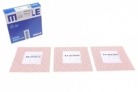 Кiльця поршневi MAHLE / KNECHT 04005N0