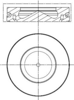 Поршень двигуна BMW 84,00 MAHLE / KNECHT 081 PI 00113 000 (фото 1)