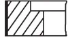 Кільця поршневі,комплект MAHLE / KNECHT 681 RS 00105 0N0 (фото 2)