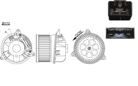 SILNIK DMUCHAWY FORD MONDEO MAHLE / KNECHT AB195000S