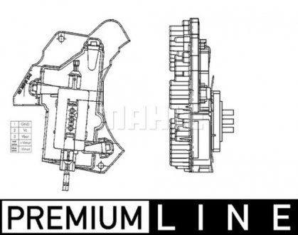 Элемент регуляции воздуха MAHLE / KNECHT ABR24000P (фото 1)