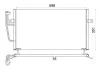 Конденсатор кондиціонера VOLVO S40 I, V40, MITSUBISHI CARISMA 1.6-2.0 07.95-12.04 MAHLE / KNECHT AC193000S (фото 1)
