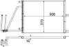 Конденсатор кондиціонера OPEL VECTRA B 2.0D/2.2D 06.97-07.03 MAHLE / KNECHT AC226000S (фото 1)
