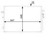 Конденсатор кондиціонера DODGE JOURNEY, FIAT FREEMONT 2.0D-3.6ALK 06.08- MAHLE / KNECHT AC46000S (фото 1)