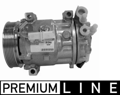 Компресор кондиціонера CITROEN C5 II, C5 III, C5 II/KOMBI, PEUGEOT 407, 607 1.6D-2.2 02.00- MAHLE / KNECHT ACP1256000P