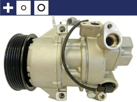 Компресор кондиціонера TOYOTA AURIS, YARIS 1.0/1.3/1.4D 04.99-09.12 MAHLE / KNECHT ACP74000S