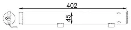 Осушитель MAHLE / KNECHT AD 285 000S