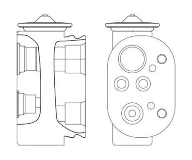 Клапан кондиціонера MAHLE / KNECHT AVE 4 000S (фото 1)