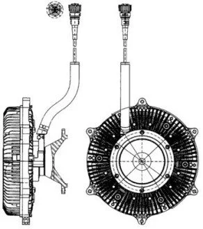 Вискозная муфта MAHLE / KNECHT CFC215000P