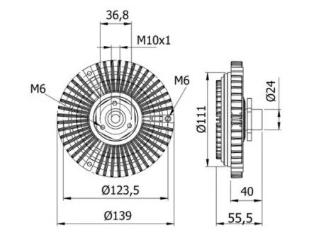 Віскомуфта MAHLE / KNECHT CFC46000S