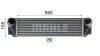 Радіатор інтеркулера MAHLE MAHLE / KNECHT CI 183 000P (фото 4)