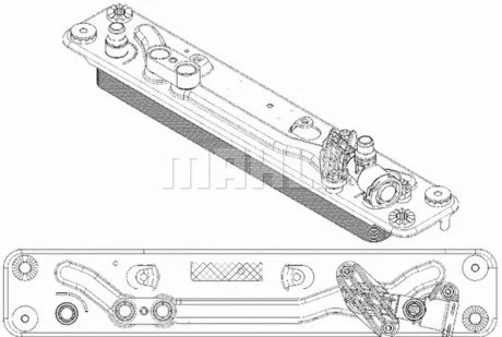 Охладитель смазки MAHLE / KNECHT CLC 182 000P