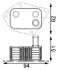 Радіатор масляний HYUNDAI/KIA \&#039;\&#039;1.4-1.7CRDi \&#039;\&#039; 05&gt;&gt; MAHLE / KNECHT CLC199000S (фото 1)