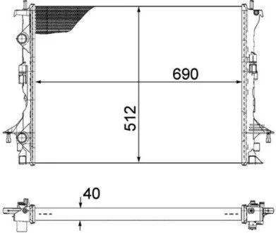 Автозапчасть MAHLE / KNECHT CR1092000P