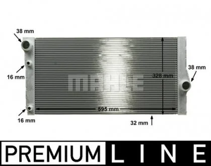 Радіатор MAHLE / KNECHT CR1147000P