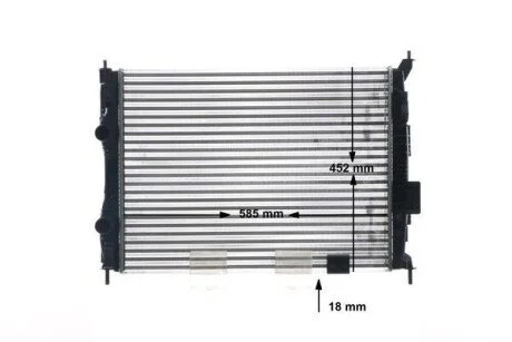 Радіатор двигуна NISSAN QASHQAI I 1.6 02.07-12.13 MAHLE / KNECHT CR14000S