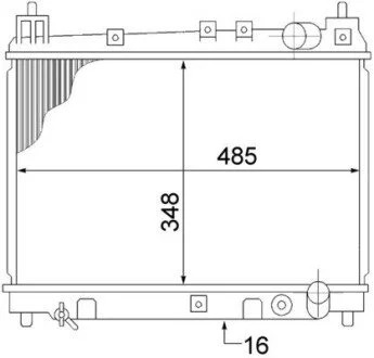 Автозапчасть MAHLE / KNECHT CR1524000S