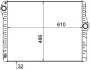 Радіатор двигуна BMW 5 (F10), 5 (F11), 7 (F01, F02, F03, F04) 2.5/3.0 06.09-06.15 MAHLE / KNECHT CR1585000S (фото 1)