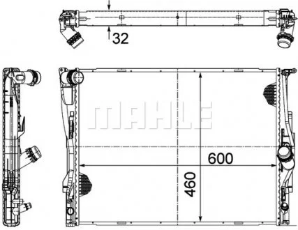 Радиатор MAHLE / KNECHT CR1711000P