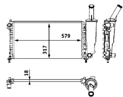 Автозапчастина MAHLE / KNECHT CR552000S
