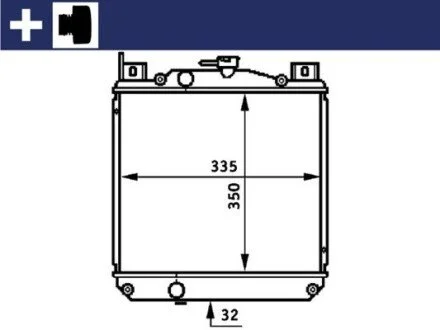 Автозапчастина MAHLE / KNECHT CR655000S