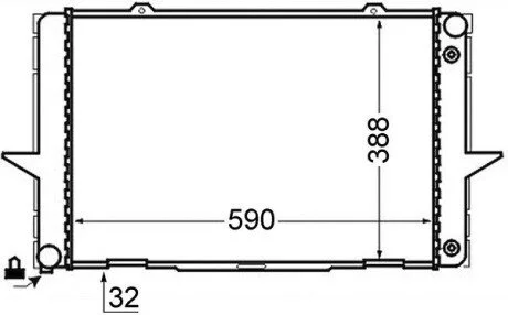 Радиатор MAHLE / KNECHT CR 762 000S