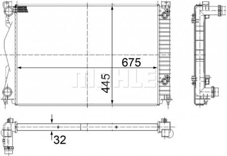 Радиатор MAHLE / KNECHT CR790000S (фото 1)