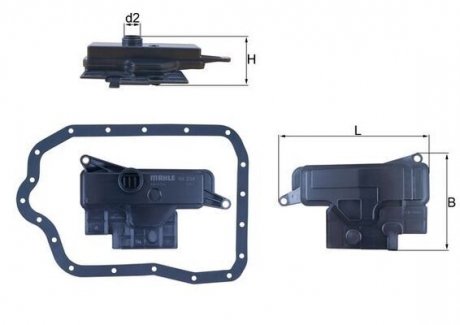 Фільтр гідравлічний КПП MAHLE / KNECHT HX 234D