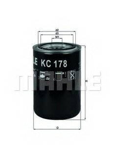 Фильтр топлива MAHLE / KNECHT KC 178 (фото 1)