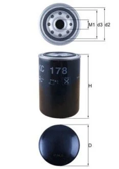 Фильтр топлива MAHLE / KNECHT KC 178